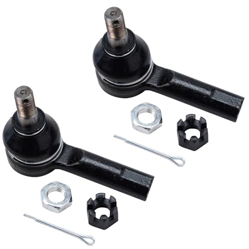 Image of Detroit Axle - 8PC Front Upper Control Arms w /Ball Joints, Sway Bar Links and Outer Tie Rods for 2000-2004 Nissan Xterra