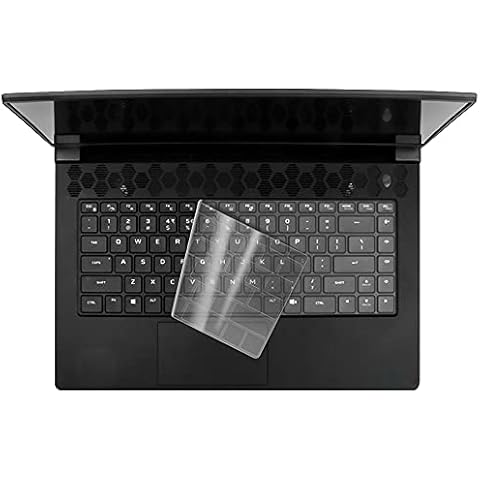 Keyboard Cover for 2021 Dell Alienware x17 R1 17.3" /Alienware x15 R1 15.6" Gaming Laptop,15.6" Dell Alienware M15 R5 R6 2021 Released,Dell Alienware x17 x15 R1 Keyboard Skin Accessories-Clear Cover