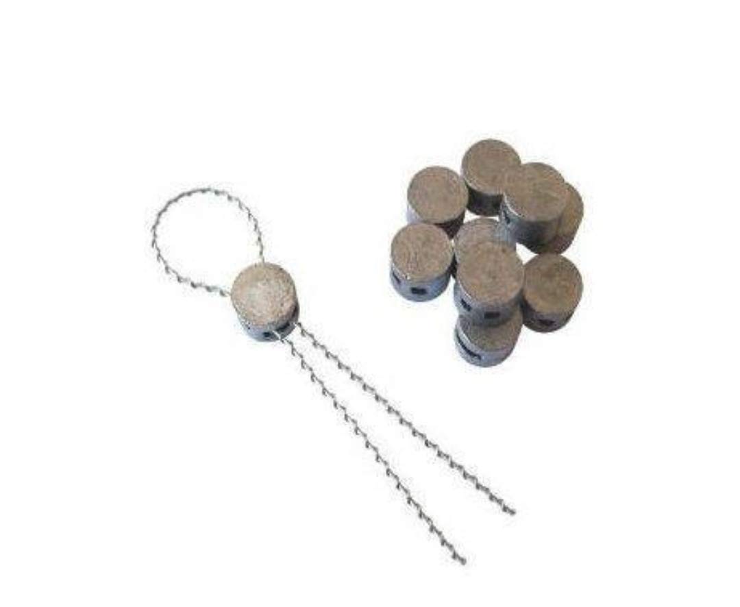 AVIATION METAL & ALLOYS ROUND LEAD SEAL 10ps + SEALING WIRE FOR 1/2,5 meter (B08XY6XRK6) Amazon Price History, Amazon Price Tracker