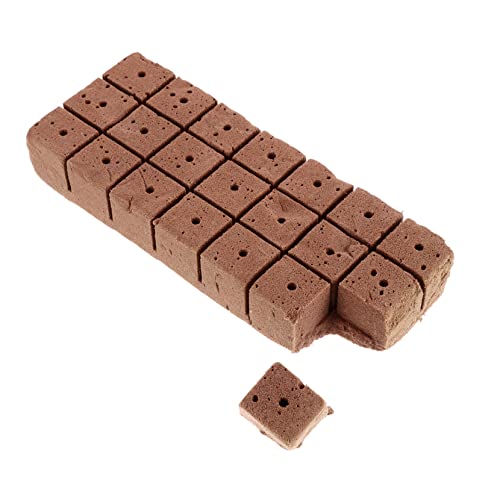 Gatuida Blocco di Piantine per Coltivazione Fuori Terra Set da 20 Pezzi, Blocco Quadrato per Semina in Asilo Nido, Fornitura Professionale per Vivaio e Giardinaggio Domestico Struttura Cellulare Fine