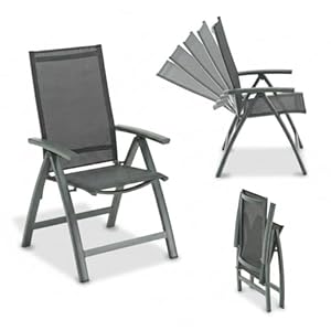 Klappstuhl Ricadi Aluminium Anthrazit