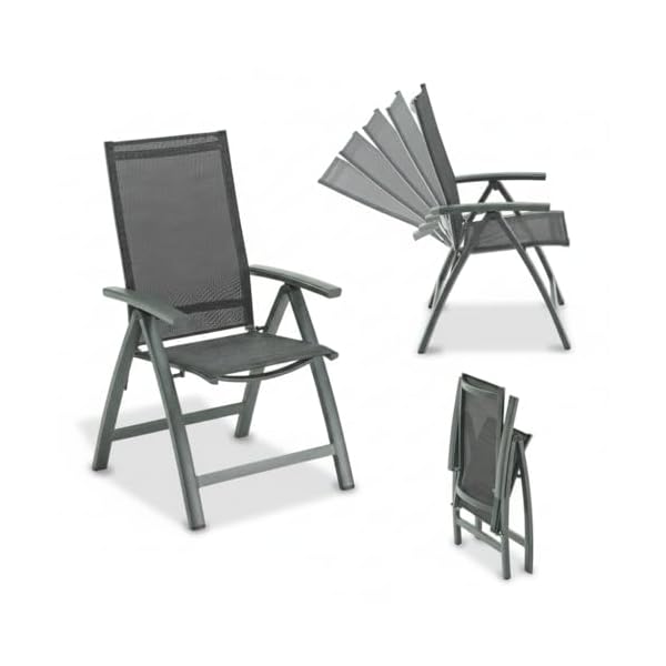 Klappstuhl Ricadi Aluminium Anthrazit