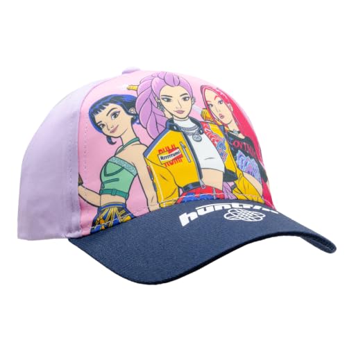 ms móvil shop Gorra Infantil Guerreras K-Pop Ajustable – Talla 54/56 cm, Visera Curva, Ligera y Cómoda para Uso Diario, Playa y Actividades al Aire Libre (Lila)