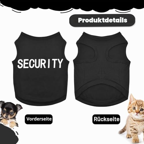 Chihuahua-Kleidung für kleine Hunde und Jungen, Sommer-Teetasse, Yorkie, Frühlingsbrief, Sicherheitshemden, weiches Welpentuch, kleines Hunde-Outfit, Haustier-Kleidung, Größe XXS, Schwarz, 4 Stück