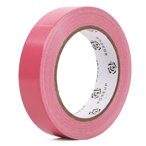 Image of Duct Tape 1 Inch Tape, Tear by Hand & Waterproof,Great for Packaging, Arts & Crafts, Color-Coding, and DIY Projects, 1 Inch x 30Yards, Pink