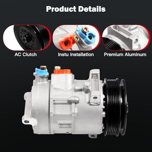 Image of cciyu Air Conditioning Compressor Fit for Dodge Avenger Journey 2.4L
