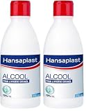 HANSAPLAST Antiseptique Alcool 70 Pour cent Volume (1 x 250 ml), Alcool modifié pour désinfection cutanée, Solution désinfectante pour petites plaies superficielles (Lot de 2)
