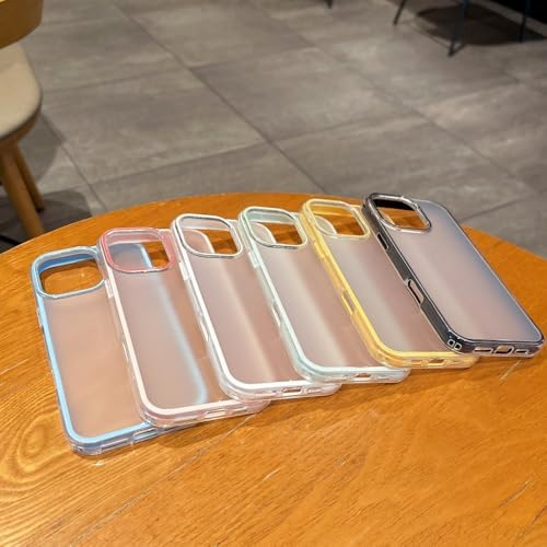 Coque iPhone 16 Pro Max mate jaune avec boutons indépendants - 6
