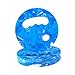 kowaku Water Exercise Discs Pool Resistance Easy to Hold Buoyancy Handheld Swimming Board EVA Foam for Pool Beginners Water Workouts, Blue White