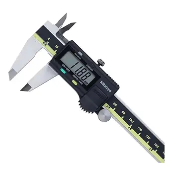 Mitutoyo 500-197-30 8-Inch Precision Caliper (0-200mm) - Stainless Steel, IP-65 Coolant Proof