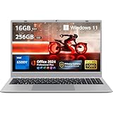 ノートパソコン 【Office2024搭載 】15.6インチ 1080P FHD スクリーン 16GB RAM/256GB SSD Windows11 Pro対応 ノートPC 薄型軽…
