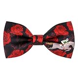 CHEIVEMENG Men's Horse Race Bow Tie Satin Silk Pre-tied Solid Horse Racing Bow Ties for Men with Gift Box
