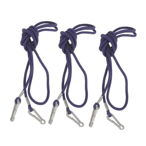 Toyvian 3pcs Kids Glove Leash Clips Anti-Lost Mitten Holder Neck Strap Portable Glove Lanyard for Boys and Girls Accessory