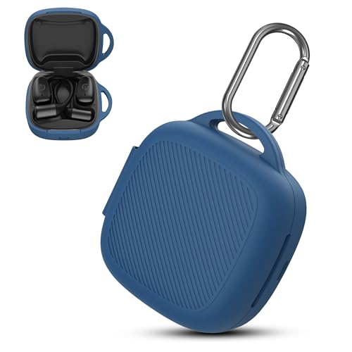 Clangpeony Silicone Case for Raycon Essential Open Earbuds [Dark Blue],
