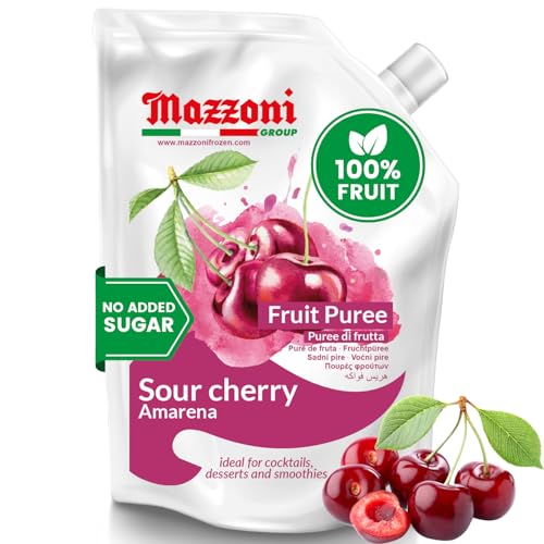 Cherry Puree, 100% Pure Sour Cherry Juice, Just Fruit, No