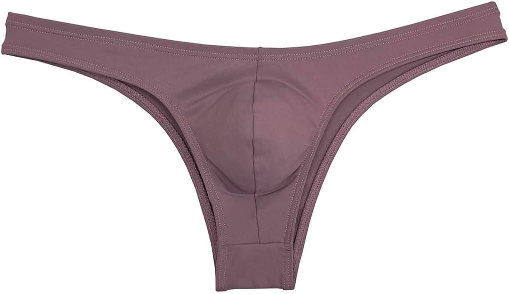 Men's Second-skin Feel Bikini Briefs Underwear Absorbent Skimpy Briefs Hipster Half Hip Sports Underpants