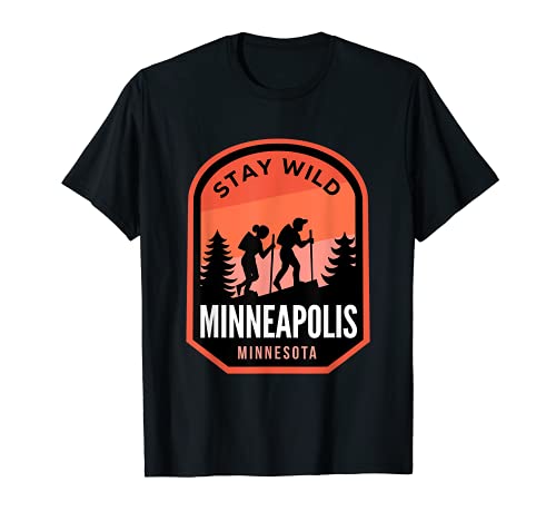 Minneapolis Minnesota Hiking in Nature T-Shirt