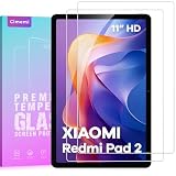 Cimemi Schutzfolie für Redmi Pad 2 (11 Zoll) 2025, Panzer Schutz Glas Folie Bildschirmschutz, HD Klar [2 Stück]