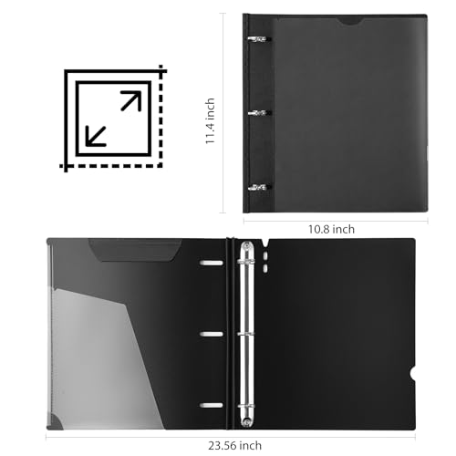 Wot I WO-1INCH-B4 Telescoping 3 Ring Binder 1 Inch 4Pcs thumb #6