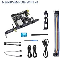 Sipeed NanoKVM IP-KVM Mini Remote Control Operations Maintenance Server, 1TOPS NPU 1GHz C906 RISC-V Linux Single Board Computer, mit HD-MI 100M Netzwerkanschluss (NanoKVM-PCIe ETH+WiFi) – Ansicht 2