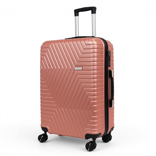 STRAVIA – Del – Grande Valise 75 cm – ABS Légère et Résistante – Bagage Rigide – Serrure à Code Sécurisée – 4 Roues Double Ultra Fluides –...