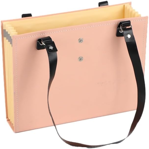 Accordion Handbag File Storage Data Folder Bag