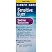 Contact Lens Solution by Bausch & Lomb, Sensitive Eyes Solution for Soft Contact & Gas Permeable Lenses, Saline Solution with Potassium, 12 Fl Oz (Pack of 2)