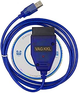 Washinglee OBD2 Diagnostic Cable for VW, Audi, Skoda and Seat, Car ECU Scanner