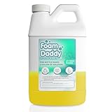 FoamDaddy UV Glow Bubble Solution – Professional Strength Ultra-Concentrated Formula – Make Your Bubbles Glow Under Black Lights – Designed for Any Bubble Wand or Machine – 1/2 Gallon of Bubbly Fun