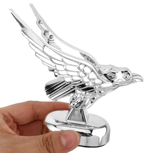 image for CHICAMPERA Vintage Eagle Hood Ornament Durable Plastic Engine Hood Dec