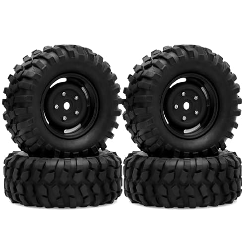 Kit Jantes Beadlock 1.9 Anti-Déjanctage avec Pneus Crawler 95 mm Axial et TRX4