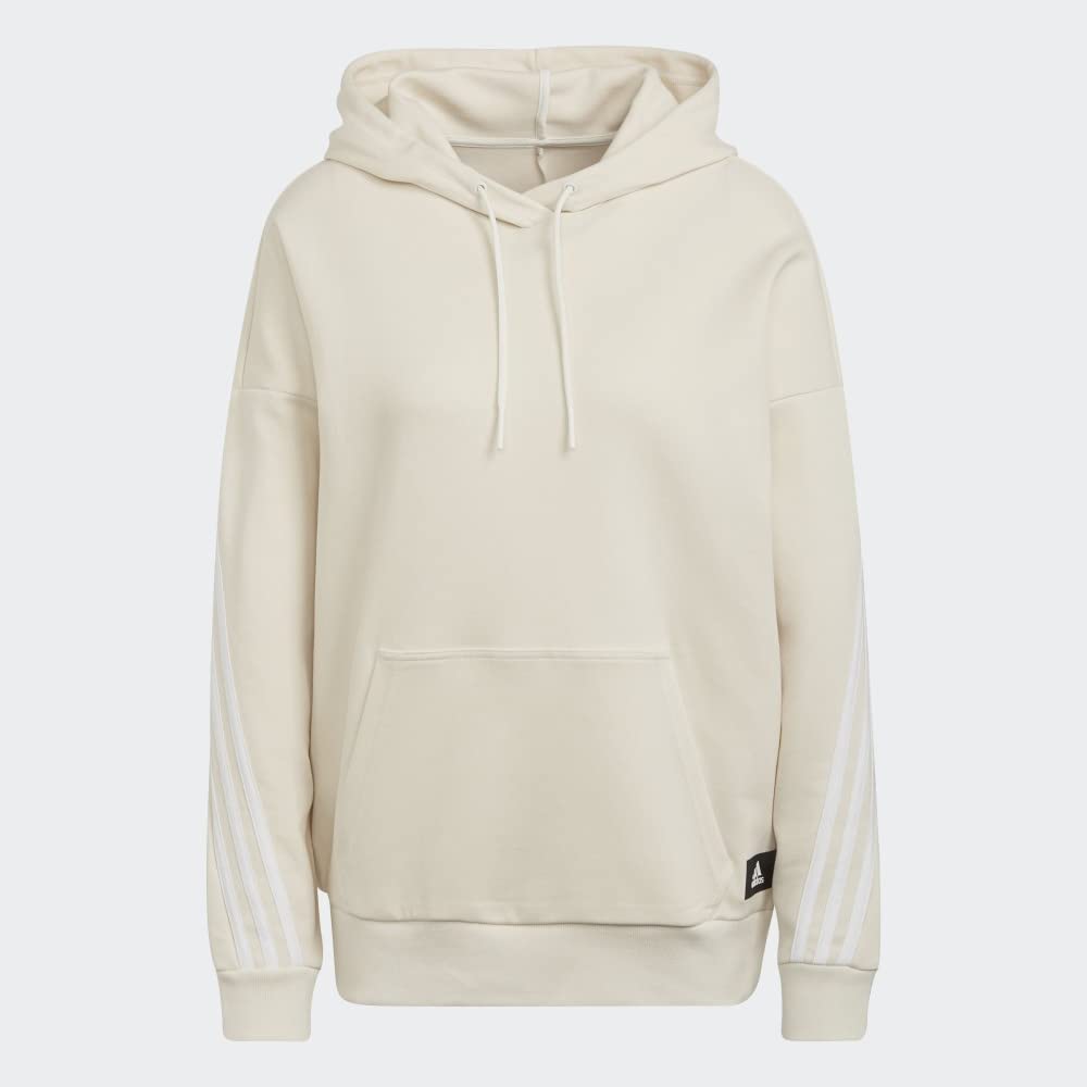 adidas Damska bluza z kapturem z trzema paskami