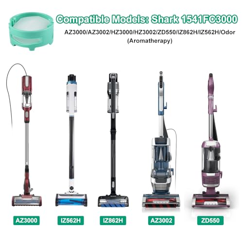 6 Stück Grün Anti-Geruchs-Kartusche Ersatz, für Shark Anti Odour Kartusche, Staubsauger Duft Lufterfrischer für Shark Staubsauger Zubehör HZ3002 IZ862H IZ562H AZ3002, Duftneutralisierer