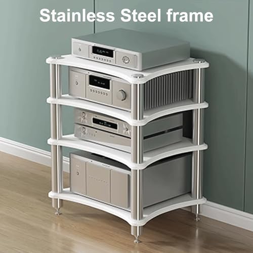 Tour rack multimédia double couche pour optimiser votre salon de divertissement - 5