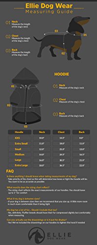 Adventure Zip Up Maroon Red Dog Hoodie With Hook & Loop Pockets And Adjustable Drawstring Hood - Available In Extra Small To Extra Large. Comfortable & Versatile Dog Hoodies By Ellie (Xxs) #TOP6