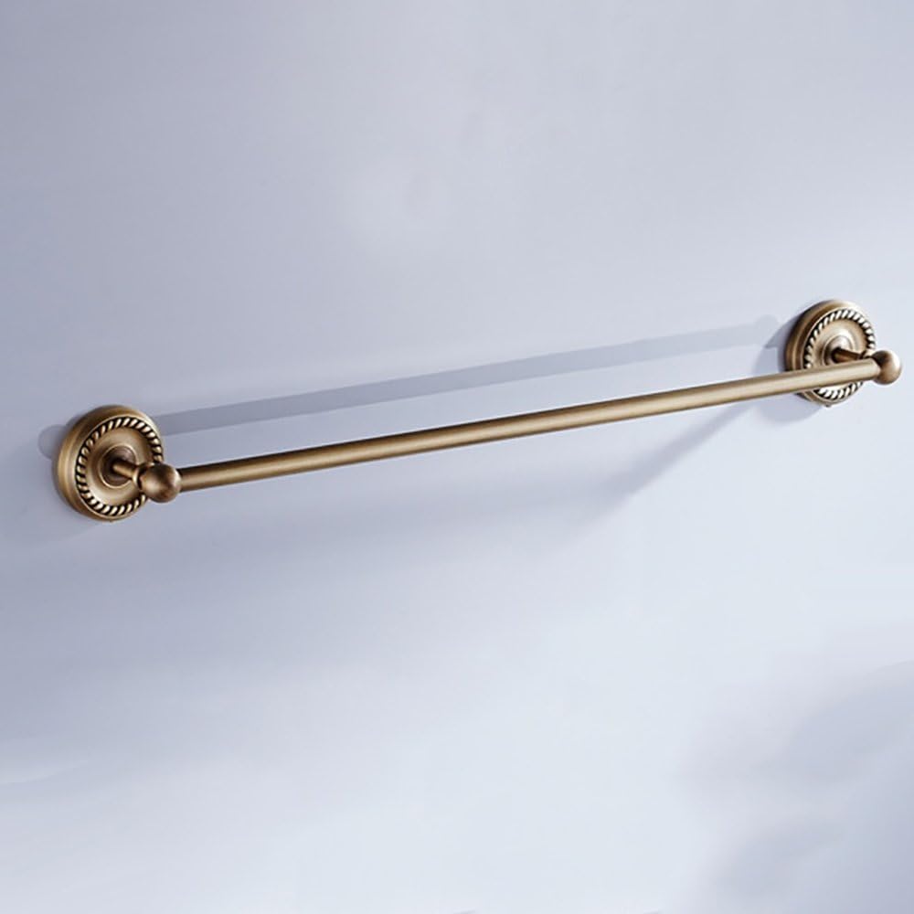 Antique Brass Bathroom Accessories Hardware Set Towel Bar Rail Rack Toilet Paper Holder Toilet Brush Shower Soap Dish Holder,Single Towel Bar