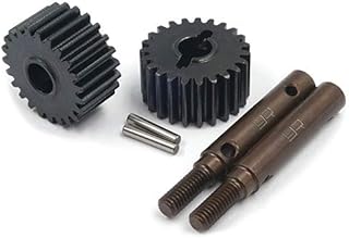 Yeah Racing 23T HD Tool Steel Shaft & Steel Portal Drive Output Spindle Gear 2pcs for Traxxas TRX-4#TRX4-066