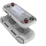 Walieoka Protective Case for Ayn Odin 3 Game Console,TPU Protective Cover with Ergonomic Grip - Anti-Collision and Non-Slip (White)