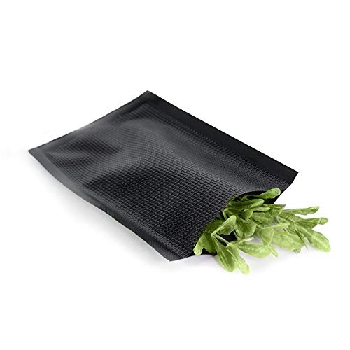 Vakuumbeutel 10 x 15 cm - 50 Stück - beidseitig schwarz - passend für jegliche Vakuumiergeräte anderer Fabrikate