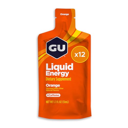 GU Energy Liquid Energy Gel with Complex Carbohydrates, Vegan, Gluten-Free,