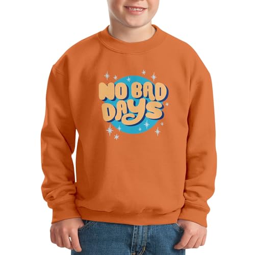 Sweatshirt enfant imprimé message positif avec typographie graphique moderne - 2