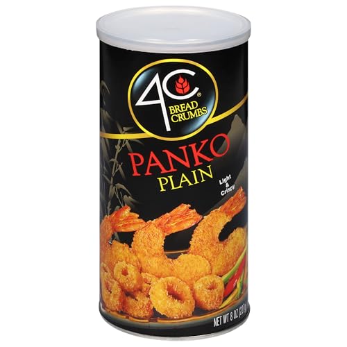 4C Premium Bread Crumbs, Panko Plain, 8 Ounce (Pack of 1)