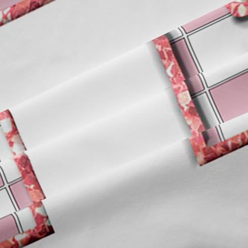 Image of Erosebridal Pink Initial T Blackout Curtains for Kids Girls Bedroom Kawaii Plaid Checkered Window Curtains 2 Panels 42 inchWx90 inchL Cute Personalized Monogram Drapes,Fashion Grids Gingham Window Treatments