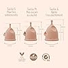 Bamboozy Cup Menstruelle Avec Stérilisateur (S) - Coupe Menstruelles Réutilisables en Silicone Médical - Jusqu'à 12 Heures de Protection - Sans Plastique, Sans BPA et Autres Substances Indésirables #4