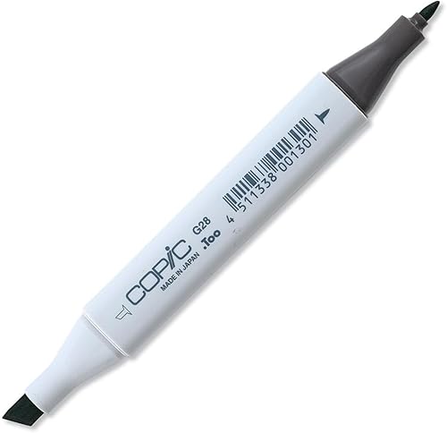 Miniatura 6 de Copic Marcador con punta reemplazable, BG15-Copic, Aqua Aqua,albaricoque,Cacao Caribe,Arcilla,Sombra fresca,Azul cianina,Fucsia,Lechuga Verde,Caoba