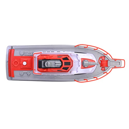 Dickie Toys - Feuerwehrboot - ferngesteuertes Boot für Kinder ab 6 Jahren, mit Wasserspritzfunktion und Fernbedienung, 3 km/h, RC-Boot, Wasserspielzeug