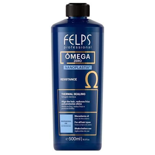 Qual a Melhor Progressiva que Alisa de 2025? Melhores Ranking 1 Selagem Térmica Ômega Zero Resistance Felps Professional - 500mL