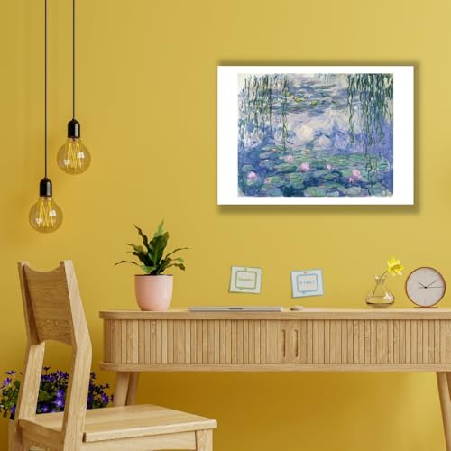 Impression d'art mate Claude Monet Nympheas 1916 édition Spiffing Prints - 2