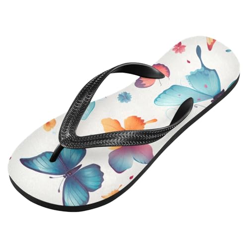 Mens Flip Flops ButterflySandal Flip Flops for Women Summer Beach Slipper 214B2802