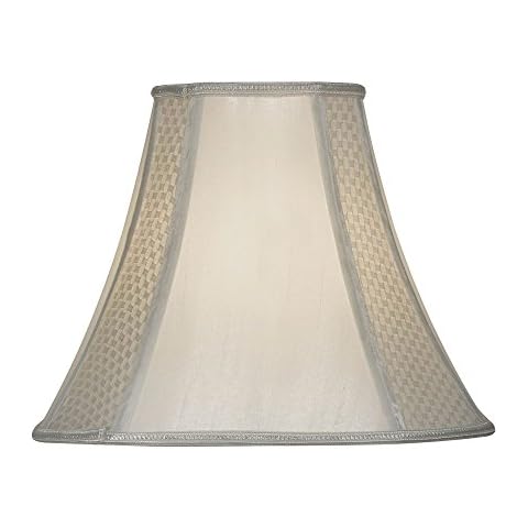 Abat-jour OAKS LIGHTING Octogonal Soie Ivoire Cover
